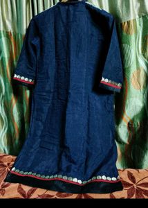 Elegant Navy Blue Kurta