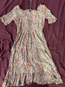 Floral Print Midi Dress