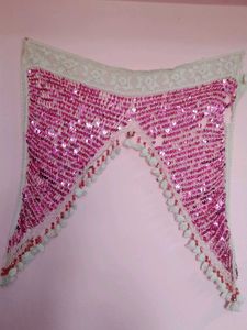 Pink Sequin Curtain 3ft