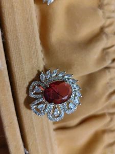 Combo - 1 Pair Zirconia Earrings and Ring