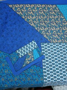Like New Blue Colour Double Bedsheet Cotton