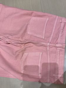 Pink Cropped Trousers