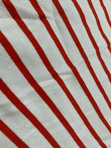 White Top With Red Stripe