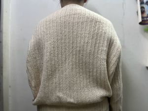 Pretty White Woolen  Sweater