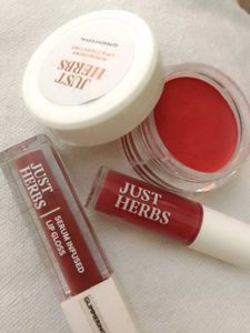 Just Herbs Blush , Lip colour And Gloss