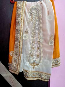 Sale Price Heavy Work Bridal Saree