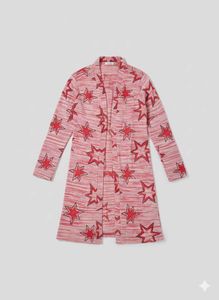 Star Print Duster Cardigan