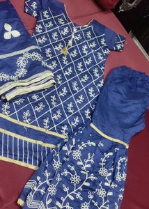 Silver Gota Work Suit Set