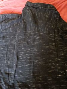 Men's Black Patterned Casual Shirt