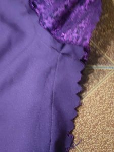 Purple Lace Formal Dress
