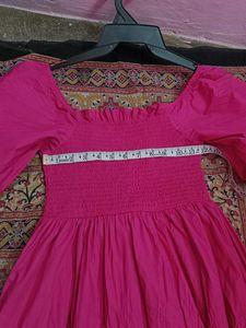 ZARA Women&#39;s Hot Pink Dress