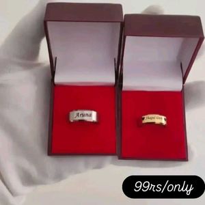 Customized Name Ring