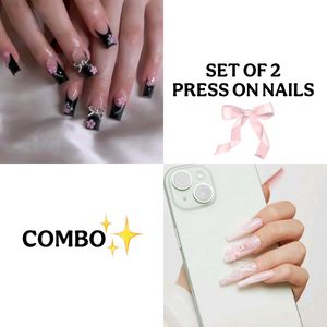 Set Of 2 Press On Nails