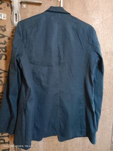Navy Blue Crocodile Ladies Blazer