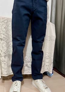 Navy Blue Straight Fit Jeans