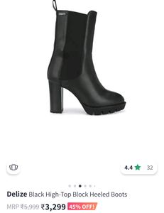 Delize Black Boots 👢