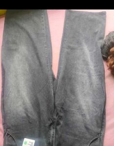 Only Cash Baggy Grey Denim Jeans