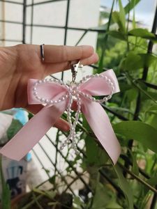 Ribbon Bow Bag Charm
