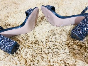 Madden Girls Sparkle Block Heels