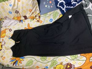 Shein party chain detail straps split thigh dress