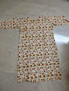 Floral Print Kurta