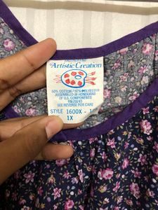 Artistic Creation Blue Top