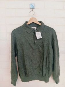 Green Knit Polo