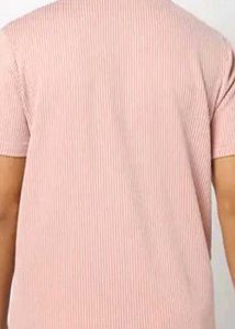 Peach Striped T-shirt