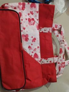 New Red ♥️ Ladies Hand Bag Upto 3kg Carrying