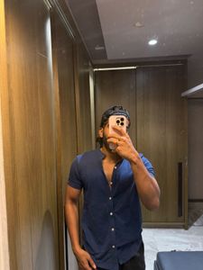 Stylish Blue Casual Shirt