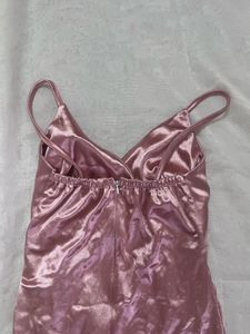 Satin Mini Dress