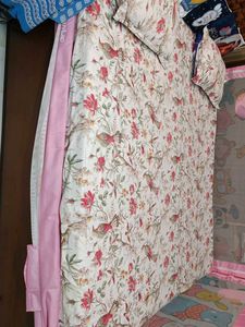 Floral Bird Print Bedding Set