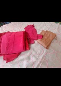 Pink Bridal Saree