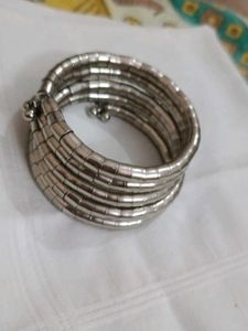 Silver Tone Bangle Bracelet