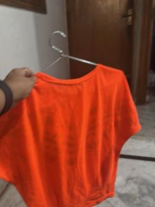 Orange Graphic Tee