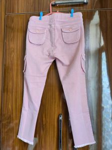 Pink Cargo Pants