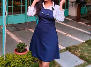 korea imported dress and white shirt