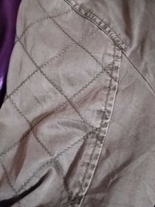 Zara Olive Denim Jacket