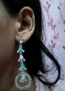 Dangling Circle Earrings