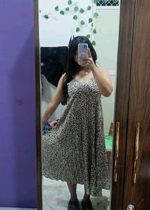 Leopard Print Maxi Dress