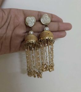 Golden Flower Earrings