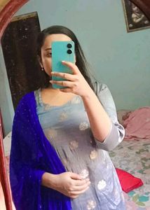 combination of gray and blue colour kurta