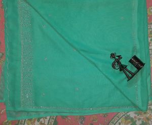 Women&#39;s Beautiful Seagreen Saree 💙