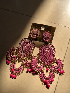 Pink And Golden Mix Earning For Girl