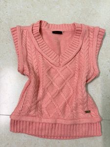 Pink Knitted Vest 🎀