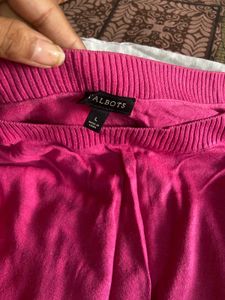 Off Shoulder Pink Top