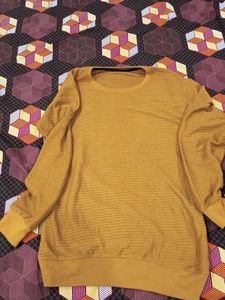 Mustard Striped Sweater