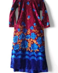 velvet kurta