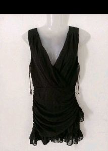 Miami Chic Black Mini Dress