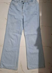 Light Wash Wide Leg Jeans